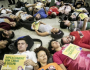 Juventude fez protesto no Senado Federal contra o golpe