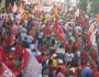 Não ao golpe, Sim a democracia e Sim pela garantia dos direitos sociais conquistados.